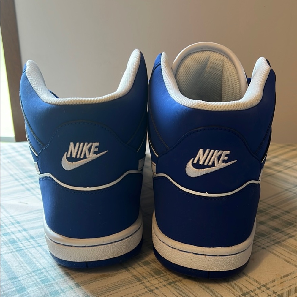 Nike Sky Force Blue and White Athletic Shoes - Picture 4 of 6